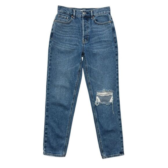 PacSun Jeans Women's Size 25 Blue Ultra High Rise Slim Fit Denim - Picture 1 of 11